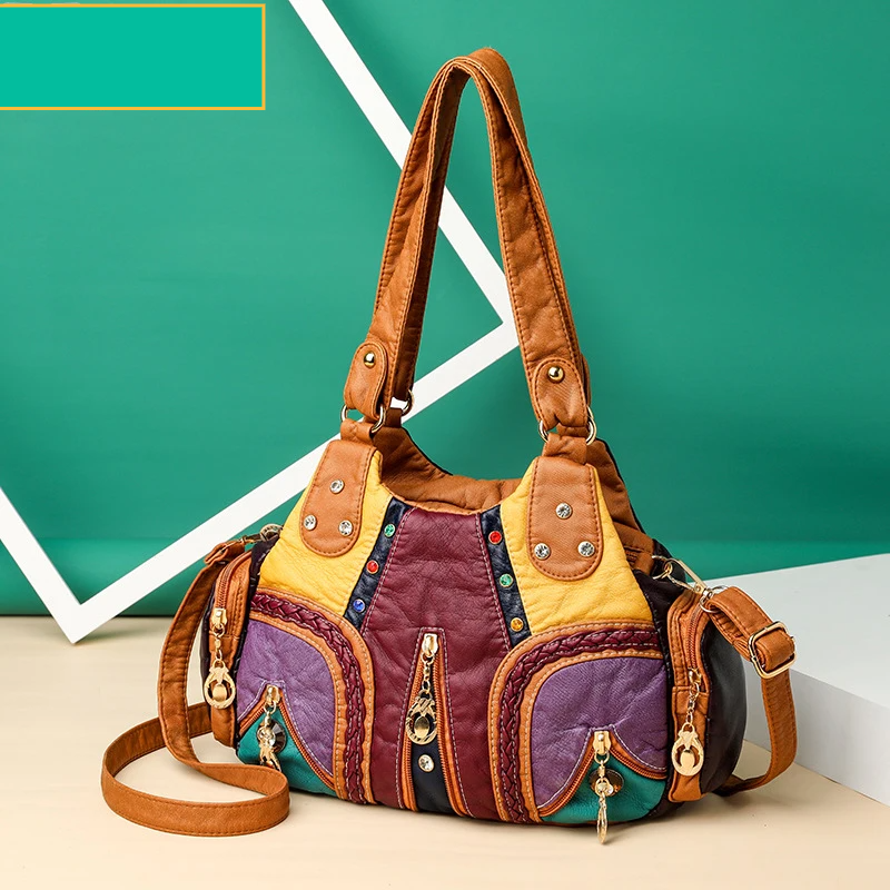 The Daily Essential Hobo – Spacious, Chic, & Organized Leather Shoulder Bag