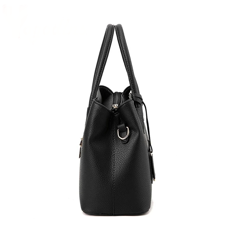 Smaller, structured bags with adjustable, branded straps.