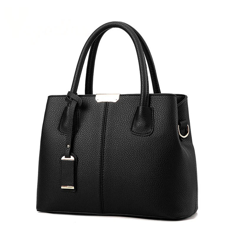 Smaller, structured bags with adjustable, branded straps.