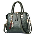 The Luxe Croc-Tassel Handbag – Sophisticated Winter Luxury Elegant Top-Handle & Crossbody