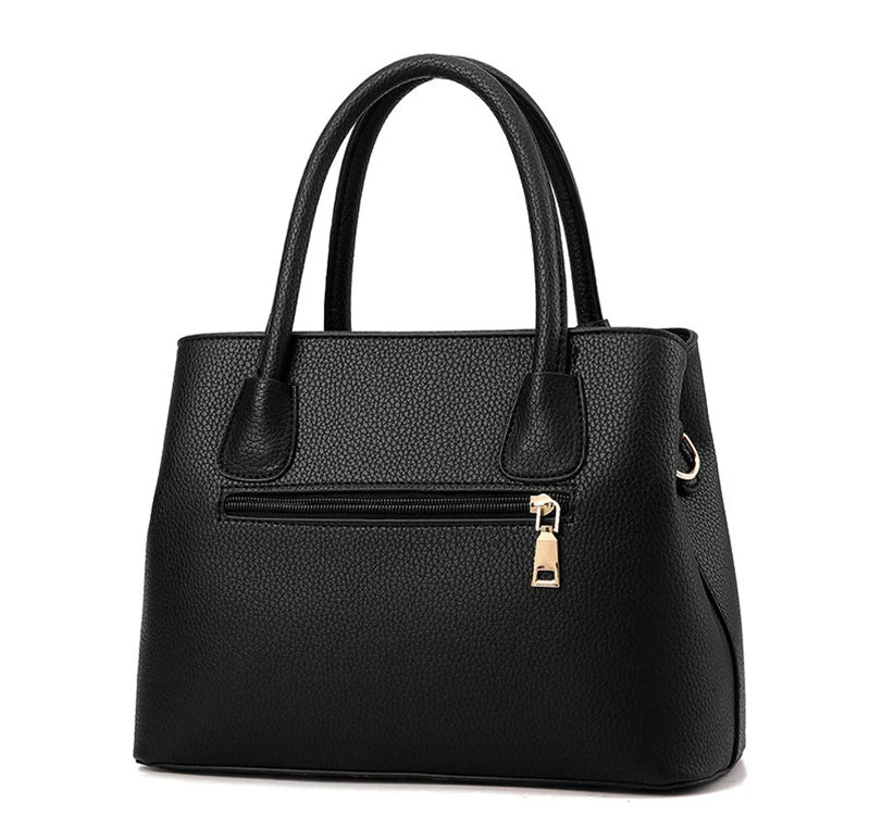 Smaller, structured bags with adjustable, branded straps.