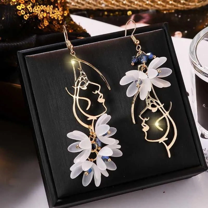 The Elegant Choice: Crimson Blossom Spiral Earrings