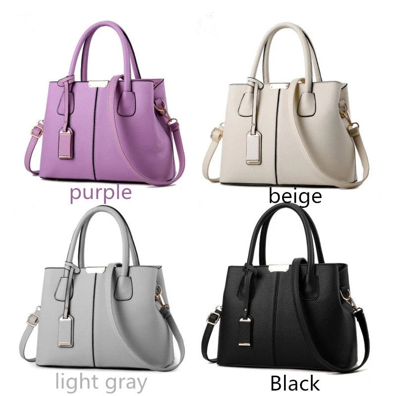 Smaller, structured bags with adjustable, branded straps.