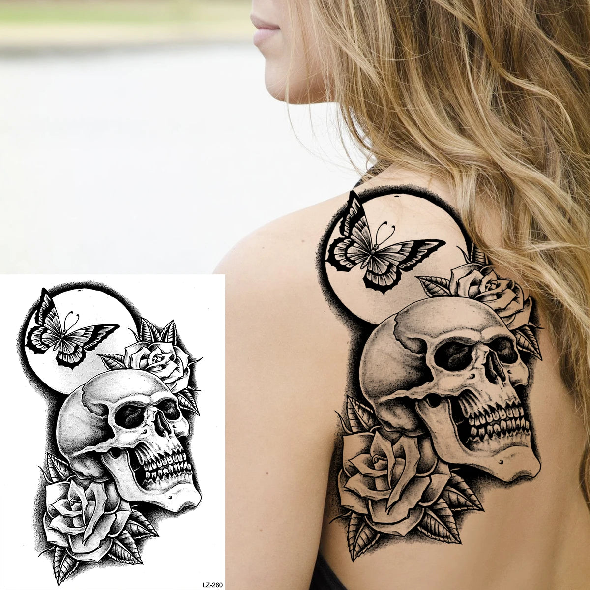 Sexy Waterproof Temporary Tattoo – Floral Mandala, Lotus & Animal Designs for Chest & Underboob