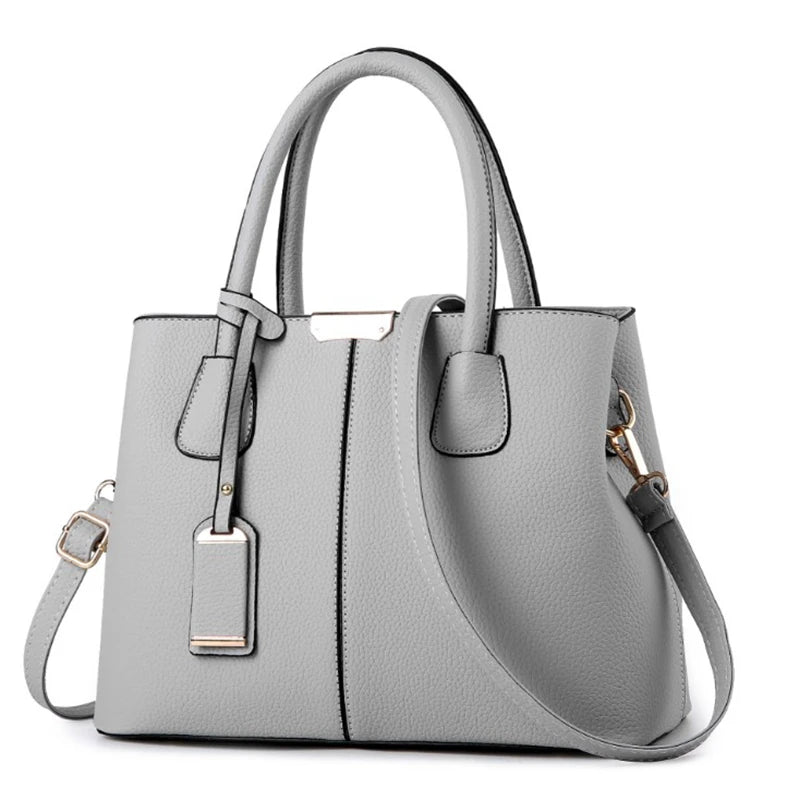 Smaller, structured bags with adjustable, branded straps.