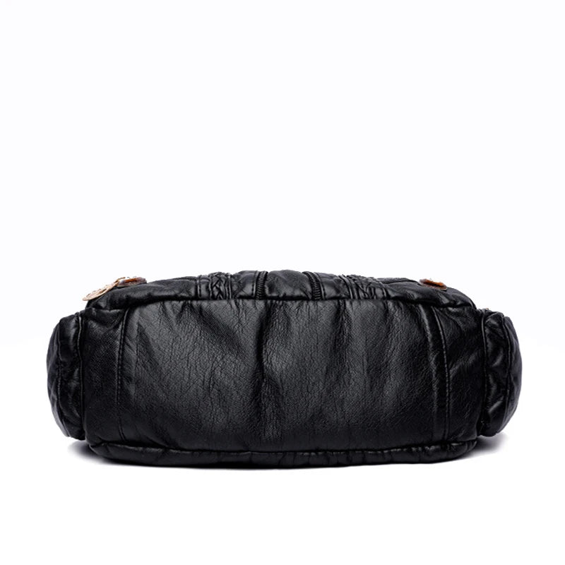 The Daily Essential Hobo – Spacious, Chic, & Organized Leather Shoulder Bag