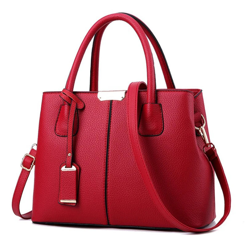 Smaller, structured bags with adjustable, branded straps.