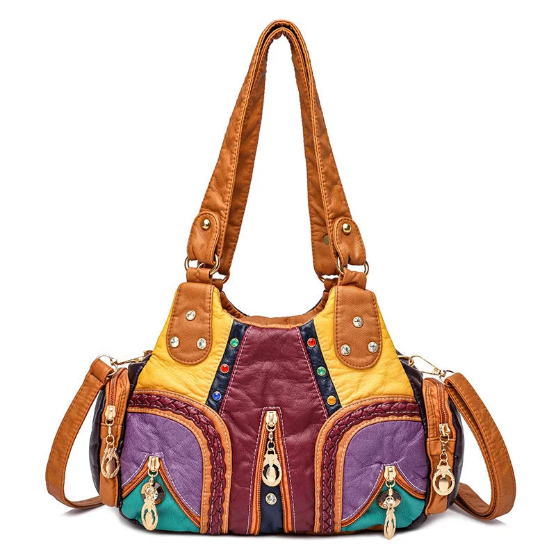 The Daily Essential Hobo – Spacious, Chic, & Organized Leather Shoulder Bag