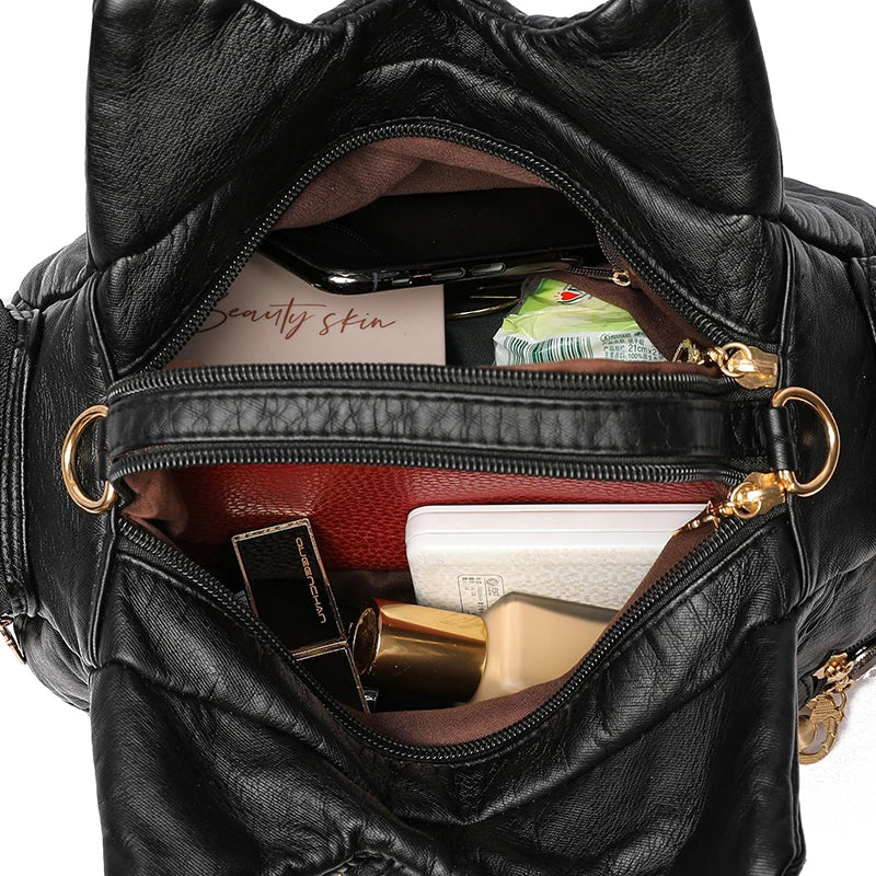 The Daily Essential Hobo – Spacious, Chic, & Organized Leather Shoulder Bag