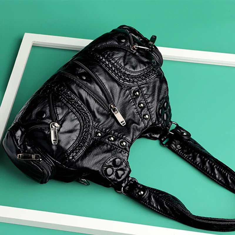 The Daily Essential Hobo – Spacious, Chic, & Organized Leather Shoulder Bag