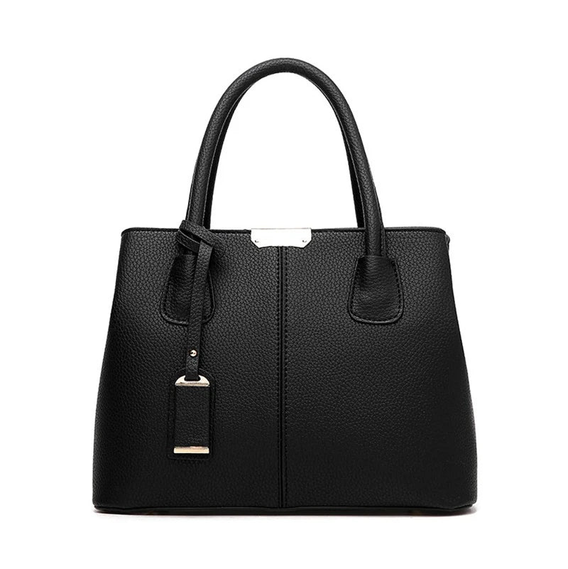 Smaller, structured bags with adjustable, branded straps.