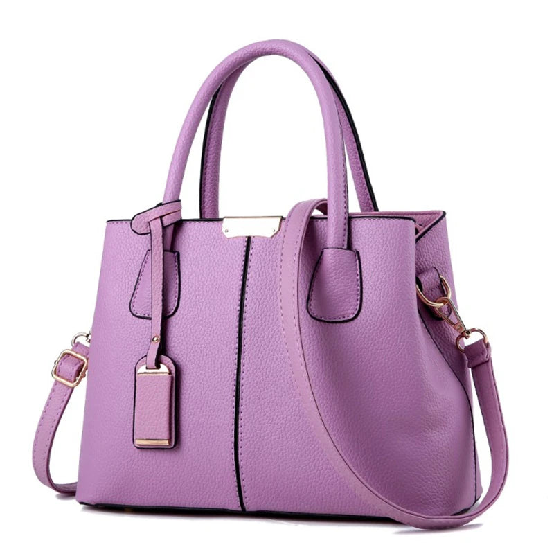 Smaller, structured bags with adjustable, branded straps.