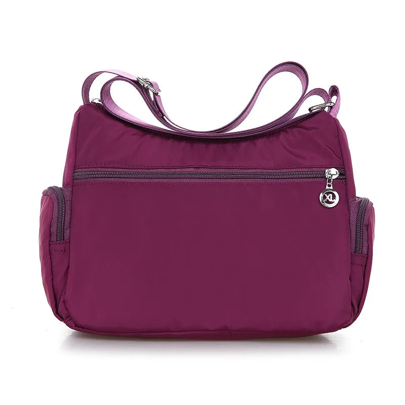 Signature Travel Essential – Lightweight Waterproof Nylon Shoulder Bag