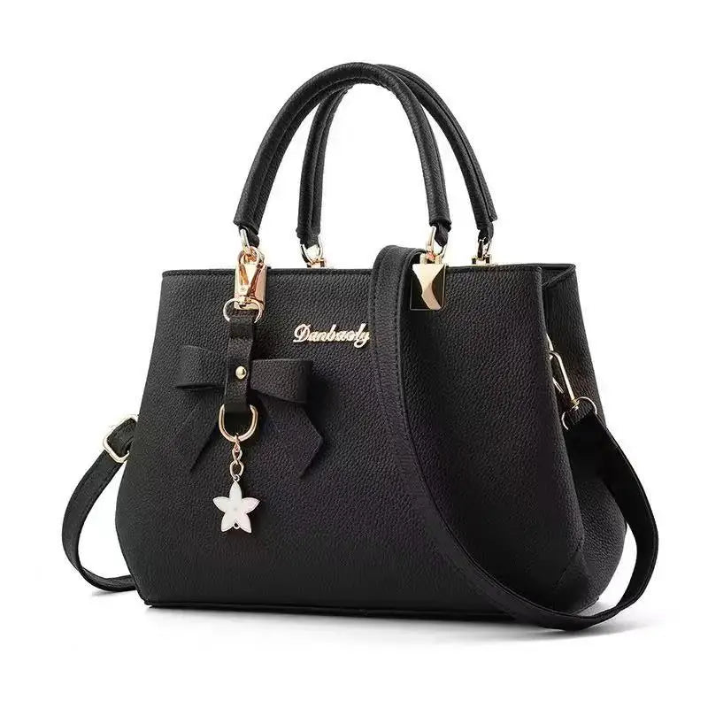 The Sweet Commuter – Korean-Style Bow Handbag & Messenger