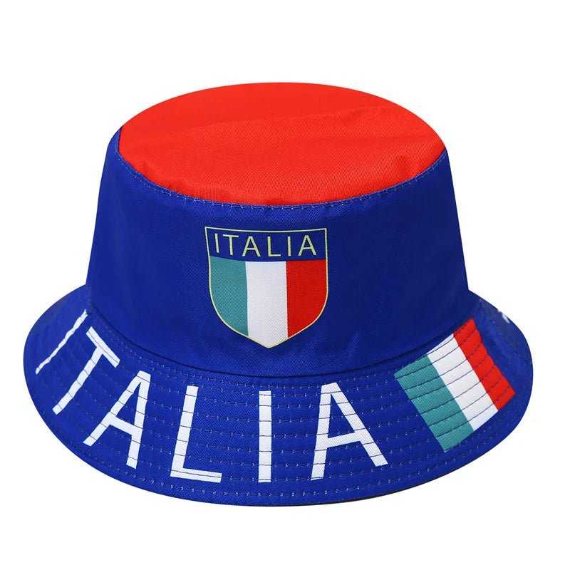 The Global Fan Reversible Bucket Hat | international flags collection