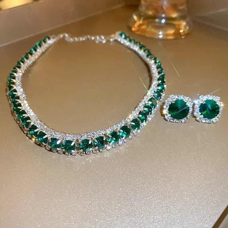 The "After-Hours" Glitz Set – Trendy Rhinestone Jewelry for Party & Daily Chic