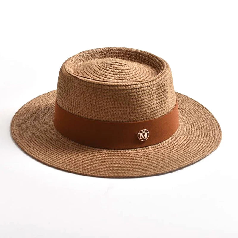 The Riviera Classic Straw Sun Hat | Wide-Brim Vacation Essential