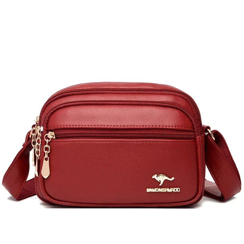 Effortless Elegance: The Ultimate Wear-Resistant Leather Messenger for the Modern Woman