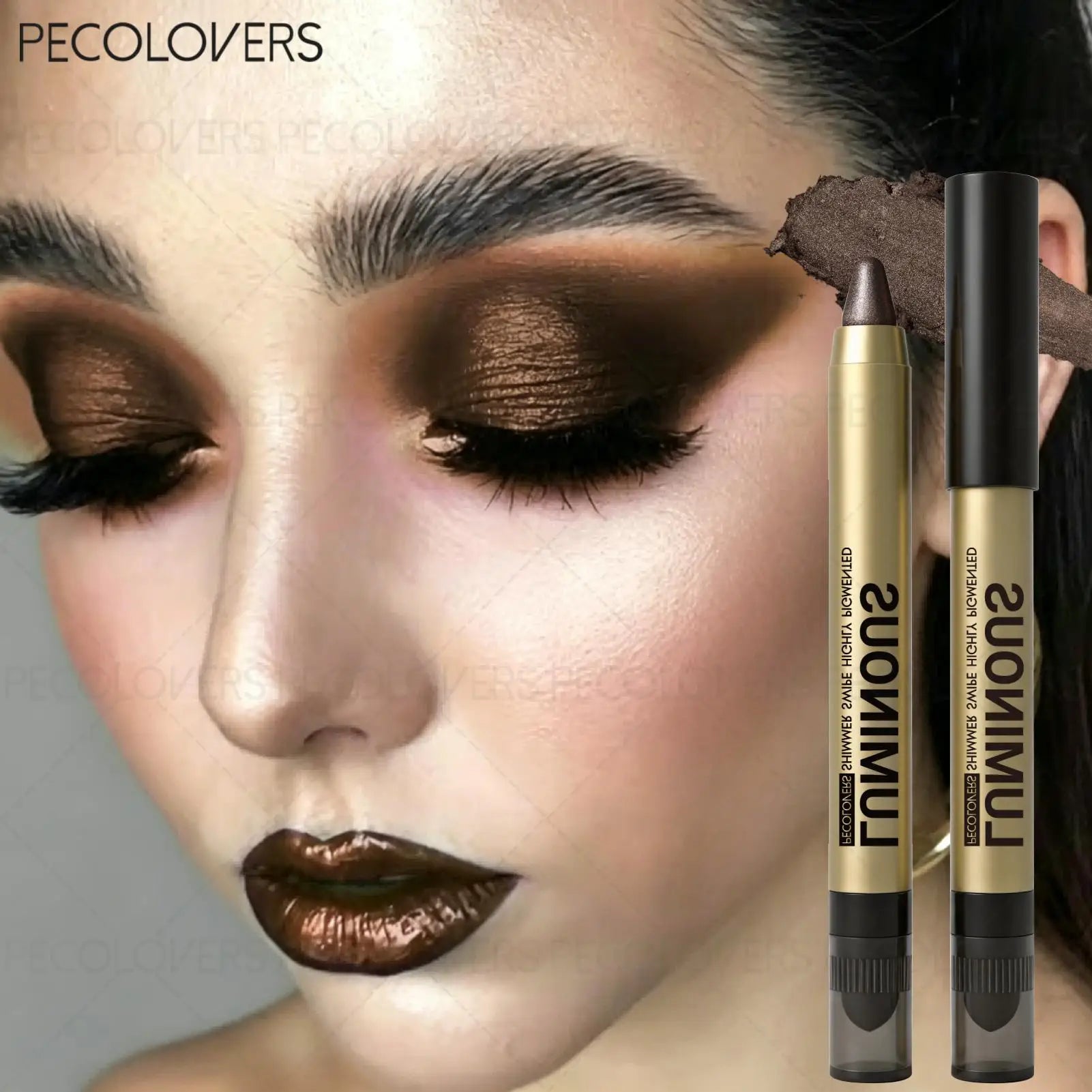 Vibrant Glow Cream Eyeshadow Pen – Long-Lasting, Crease-Proof Professional Finish