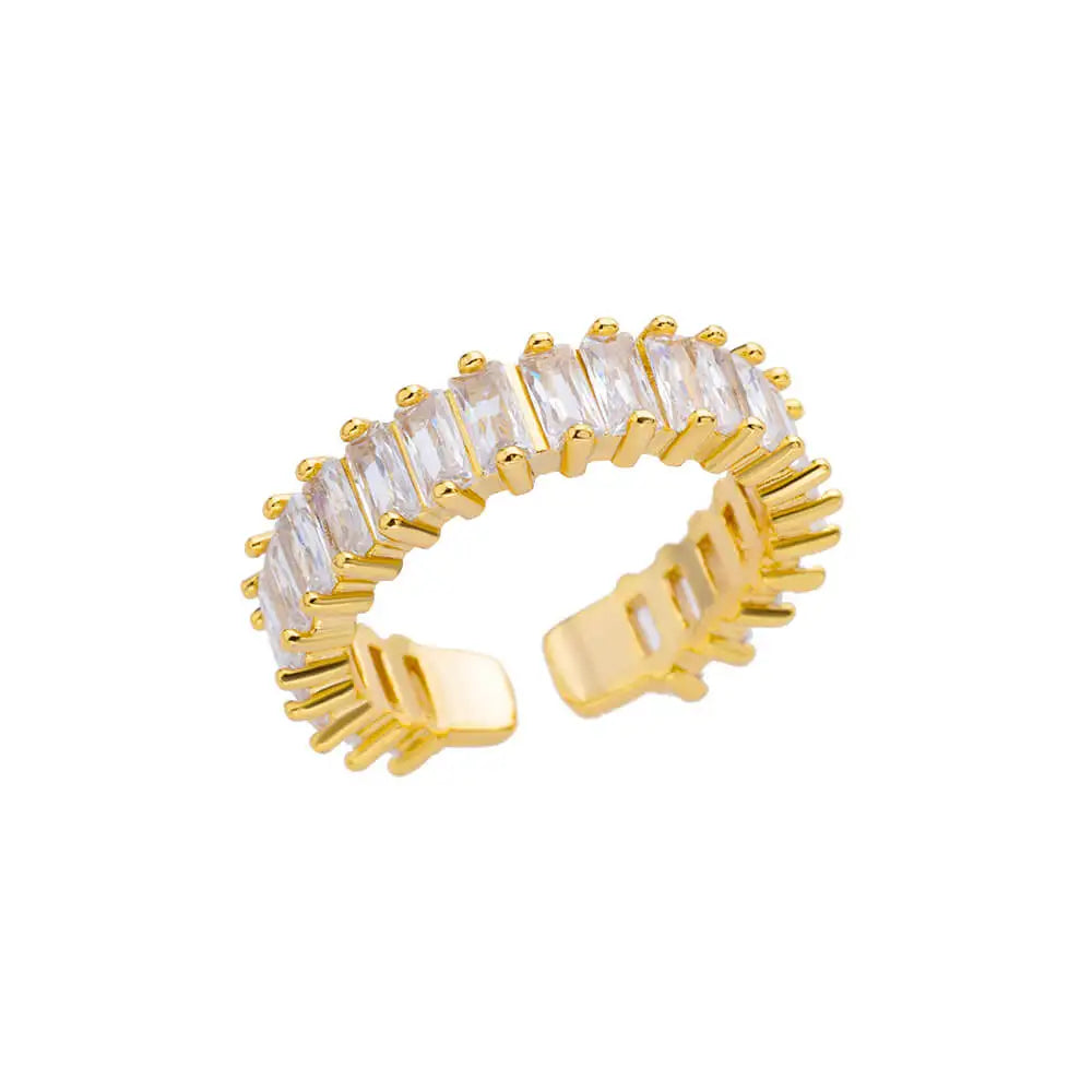Adjustable Luxe Geometric 316L Gold Rings – The Ultimate All-Day Statement 48 Pieces