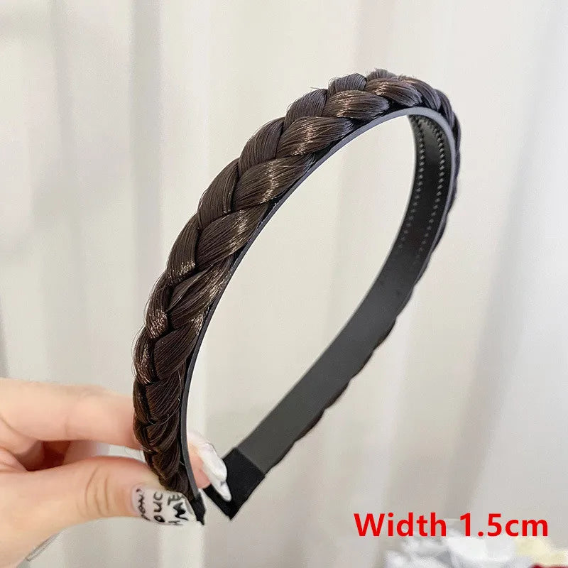The Instant Braided Hair Band: Bohemian Synthetic Hair Headpiece for Effortless Elegance