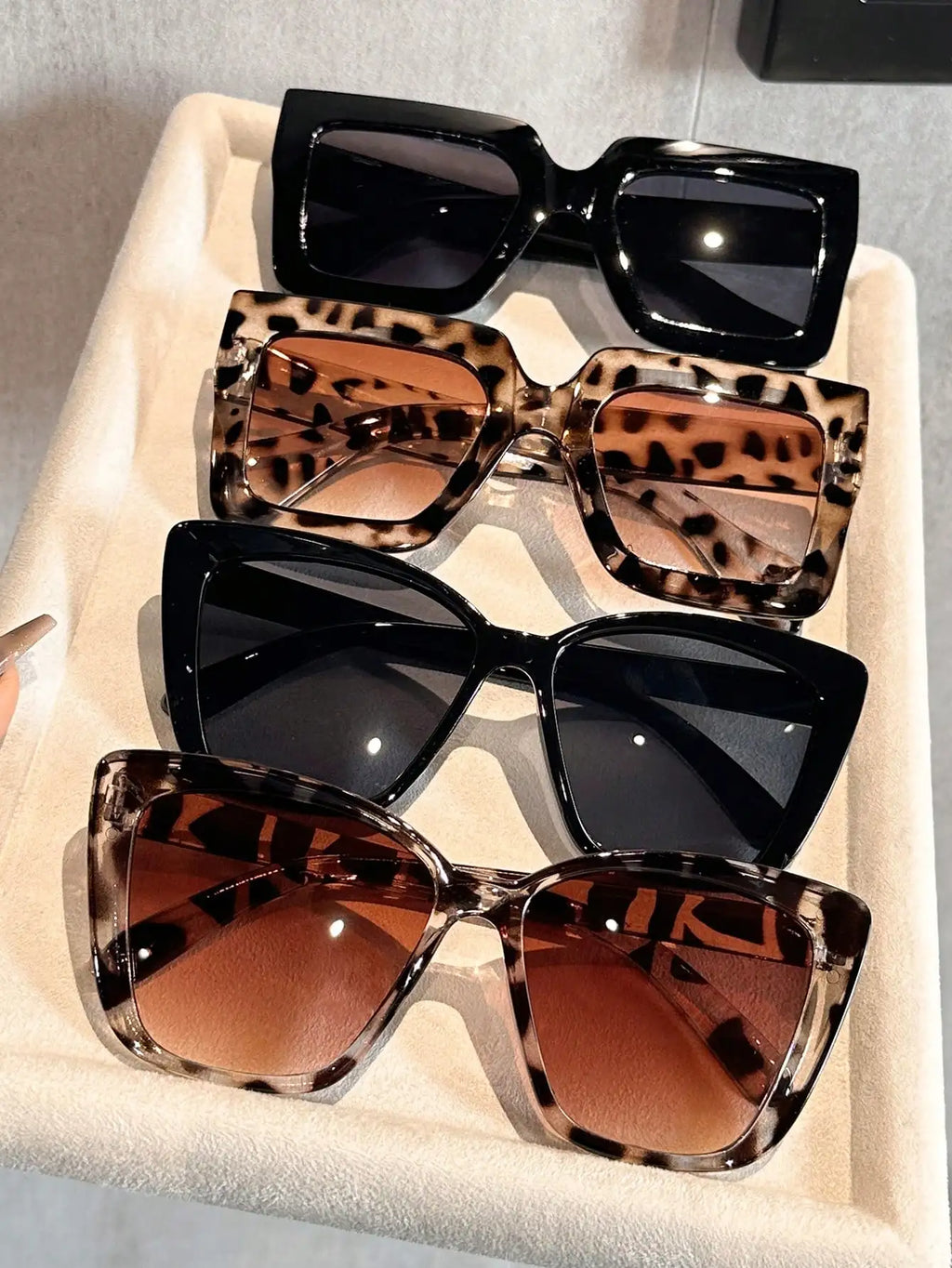Top-Rated 4-Pack Cat-Eye & Square Sunglasses Sets