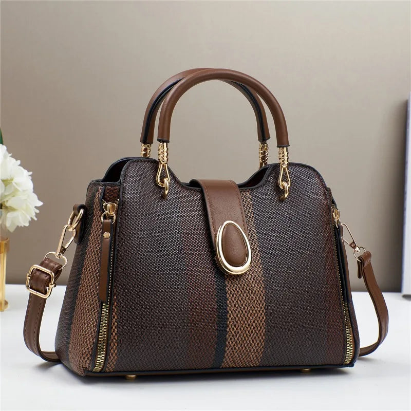 The Signature Patchwork Carry-All – Designer-Style Large-Capacity Tote