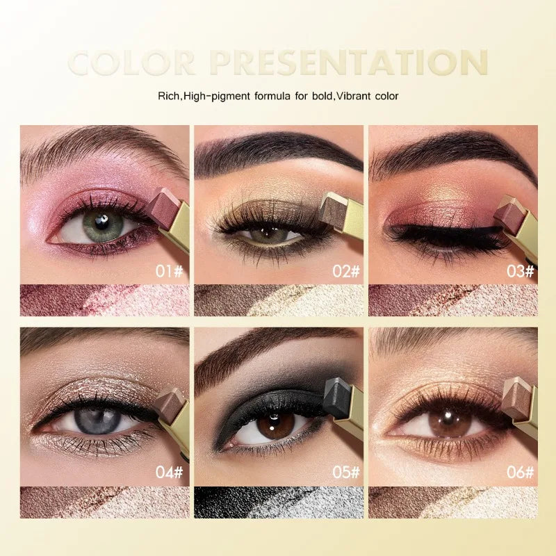 Instant Glam: 2-in-1 Gradient Eyeshadow & Highlighter Pencil – Long-Lasting Glow