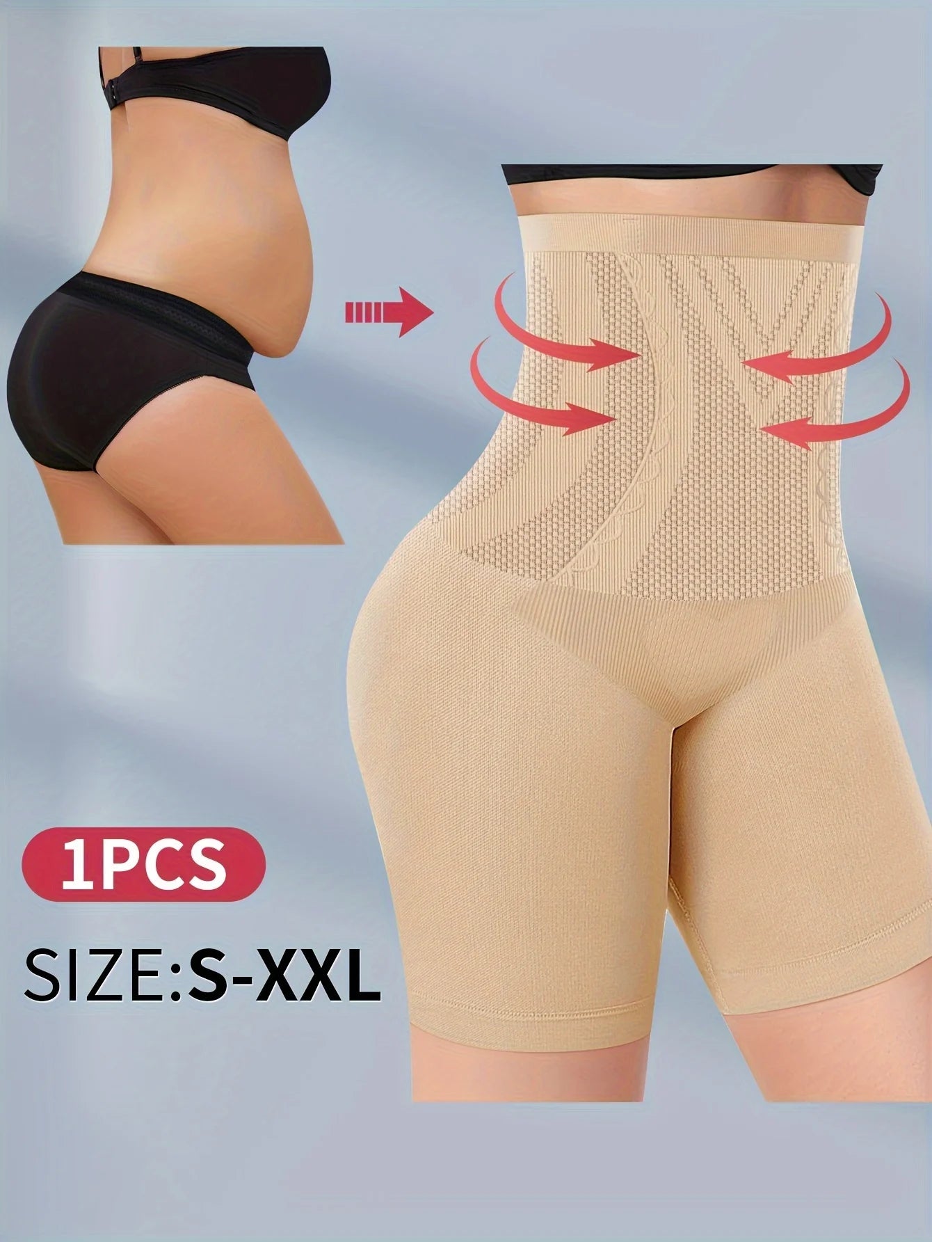 High Waist Tummy Contouring Seamles Comfortable