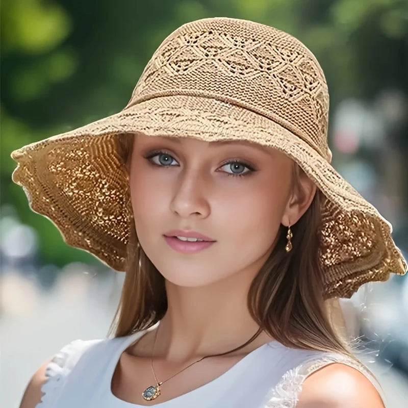 Featured Korean-Style Wave & Beach Sun Hats
