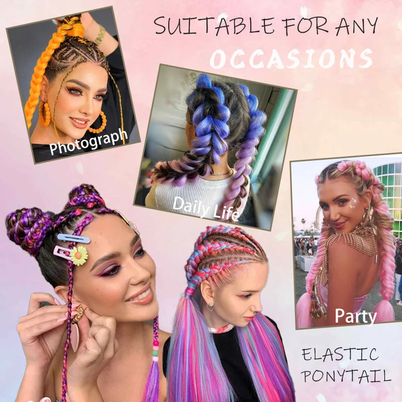 Prism Wave 26-Inch Ombre Braiding Ponytail