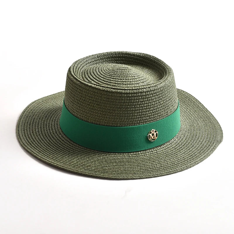 The Riviera Classic Straw Sun Hat | Wide-Brim Vacation Essential