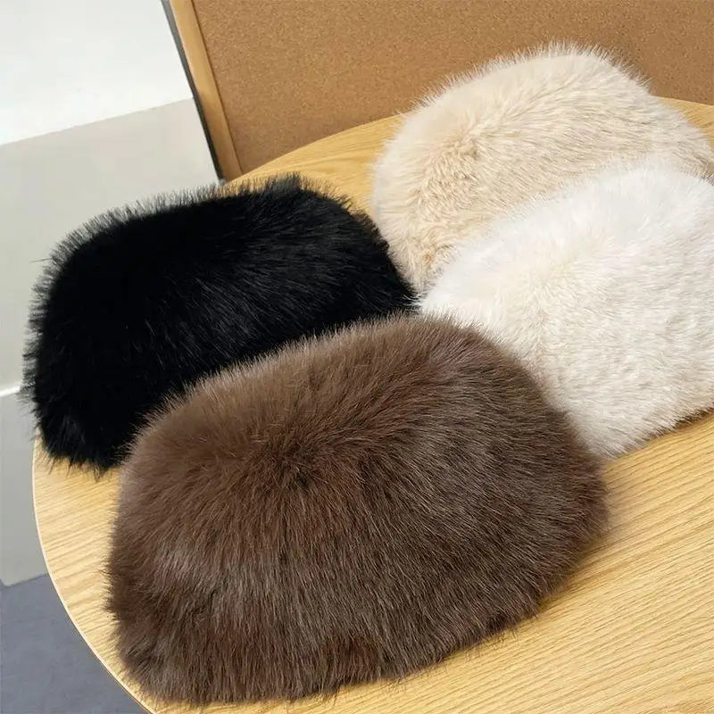 The Alpine Luxe Faux Fur Bucket Hat | Soft-Touch Winter Statement