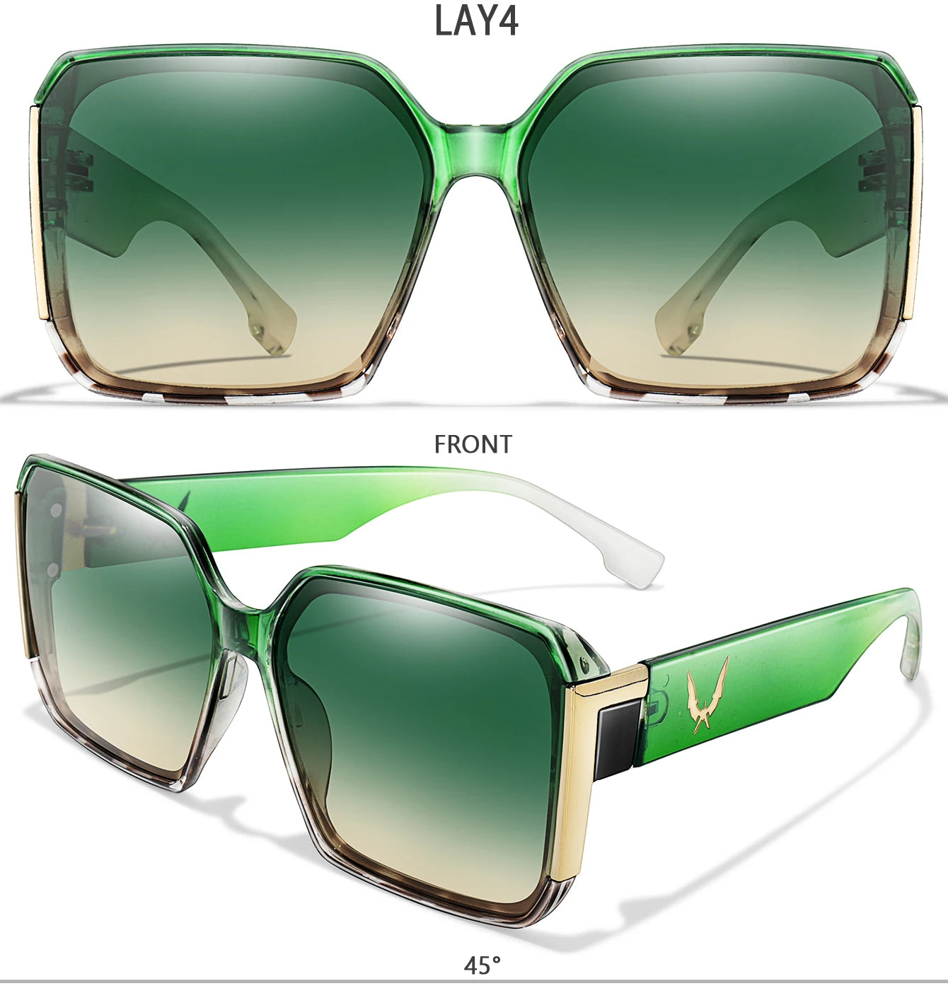 Premium Square Sunglasses for Vacation & Travel