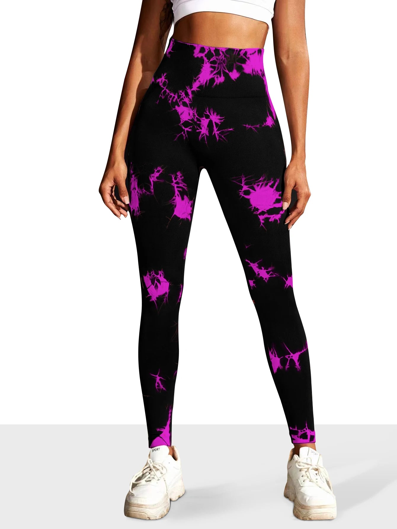 Nebula Seamless Tie-Dye Sculpt Leggings