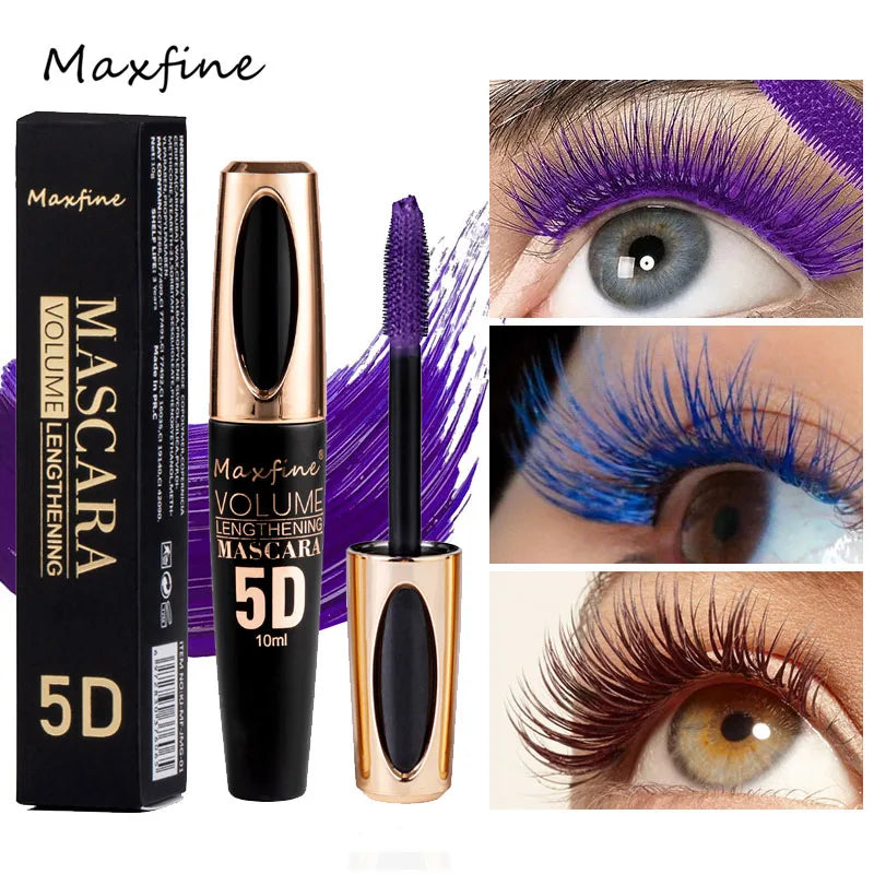 5D Silk Fiber Lash Mascara – Volumizing, Lengthening & Waterproof