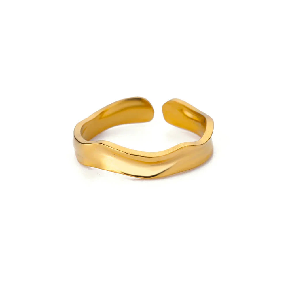 Adjustable Trendy Celestial Protection Geometric Ring Collection