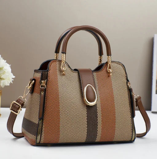 The Signature Patchwork Carry-All – Designer-Style Large-Capacity Tote