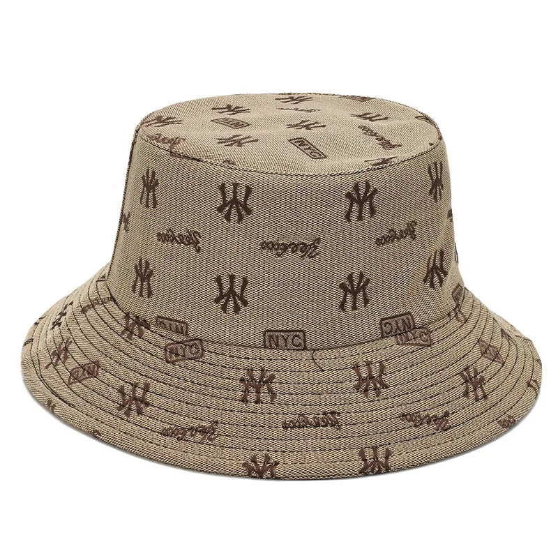 City-Ready Shade: Letter-Embroidered & Sun-Protective Bucket Hats