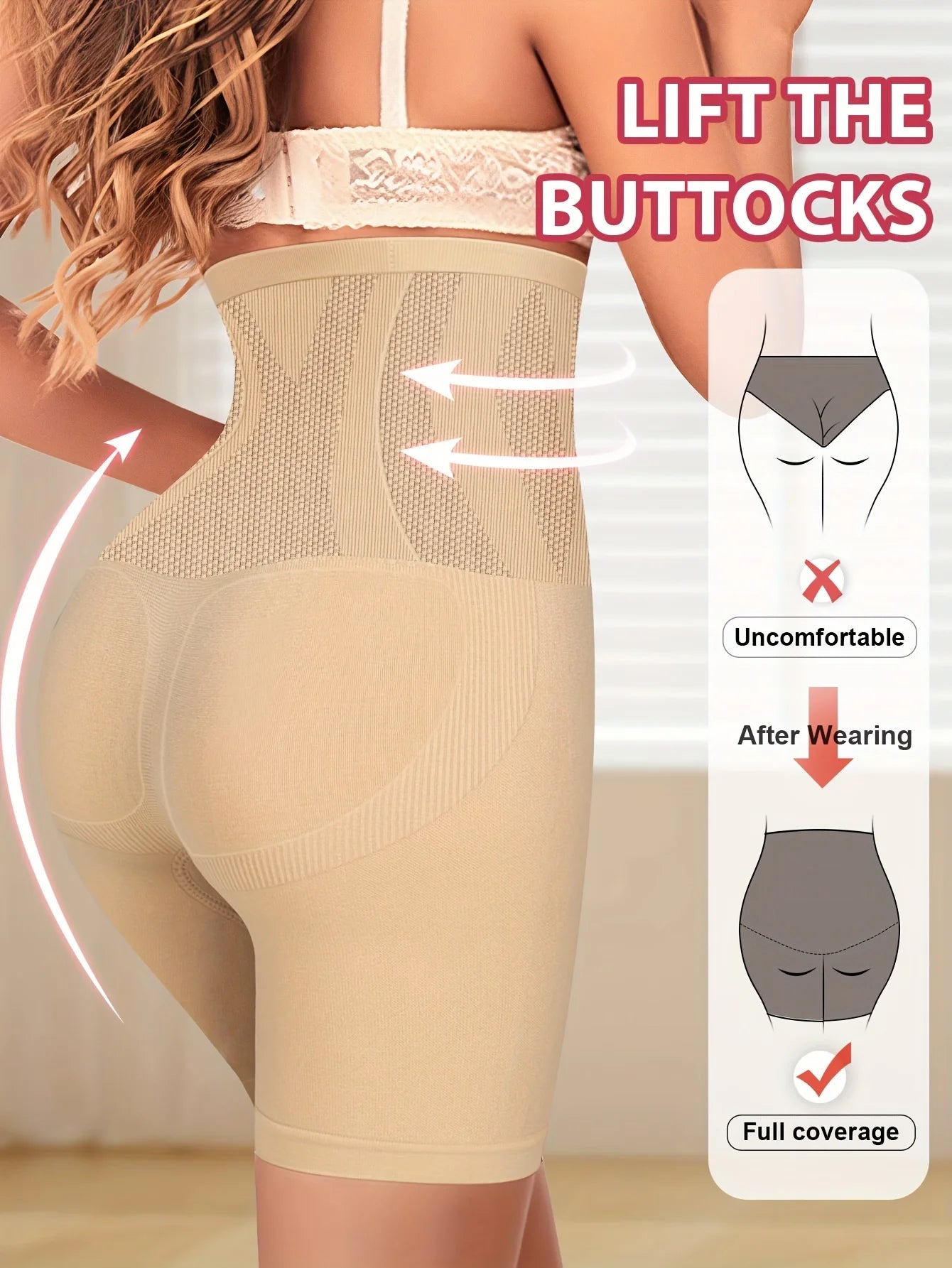 High Waist Tummy Contouring Seamles Comfortable