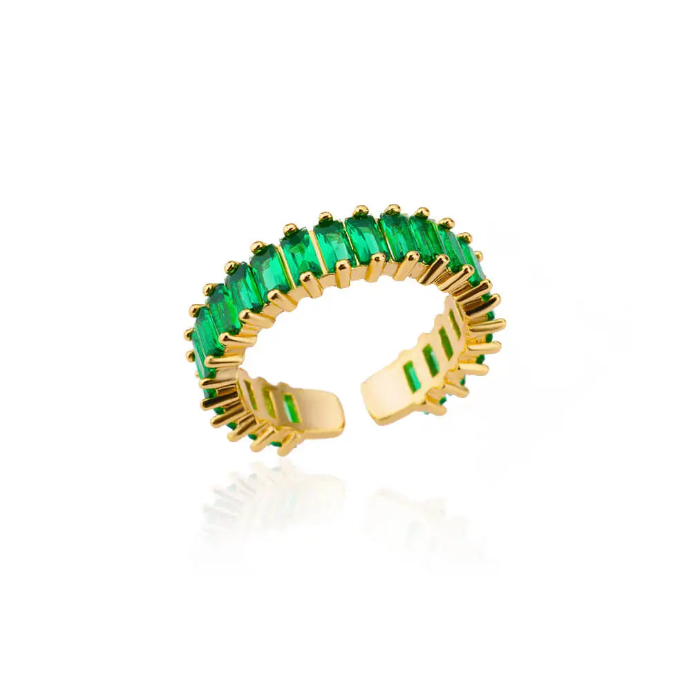 Adjustable Luxe Geometric 316L Gold Rings – The Ultimate All-Day Statement 48 Pieces