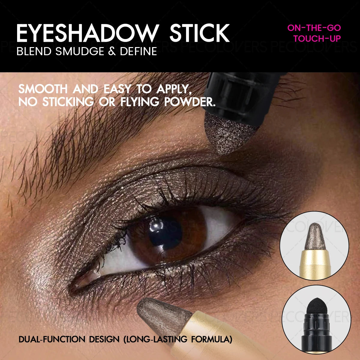 Vibrant Glow Cream Eyeshadow Pen – Long-Lasting, Crease-Proof Professional Finish