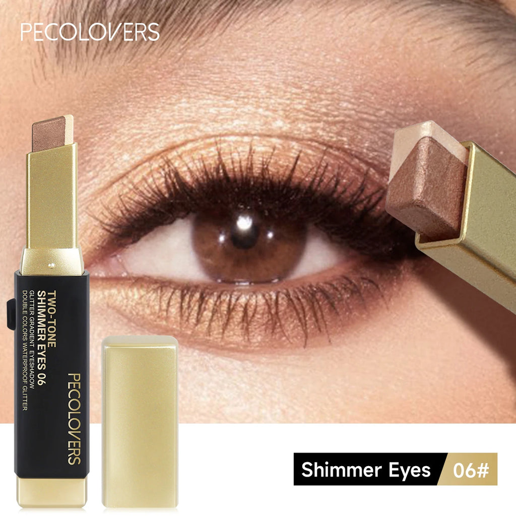Instant Glam: 2-in-1 Gradient Eyeshadow & Highlighter Pencil – Long-Lasting Glow