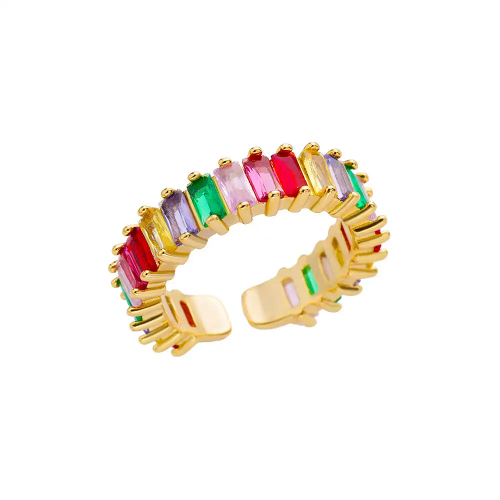 Adjustable Luxe Geometric 316L Gold Rings – The Ultimate All-Day Statement 48 Pieces