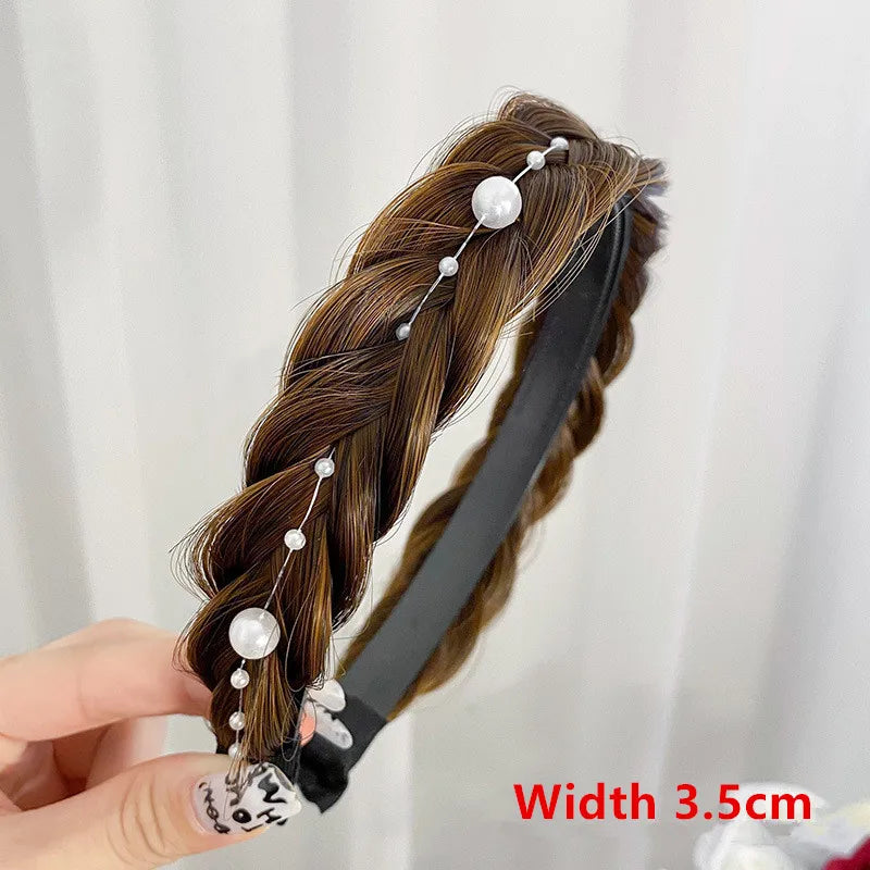 The Instant Braided Hair Band: Bohemian Synthetic Hair Headpiece for Effortless Elegance