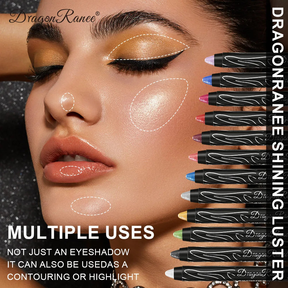 Pro-Finish Cream Eye Shadow Stick – Waterproof Metallic Liner & Highlighter
