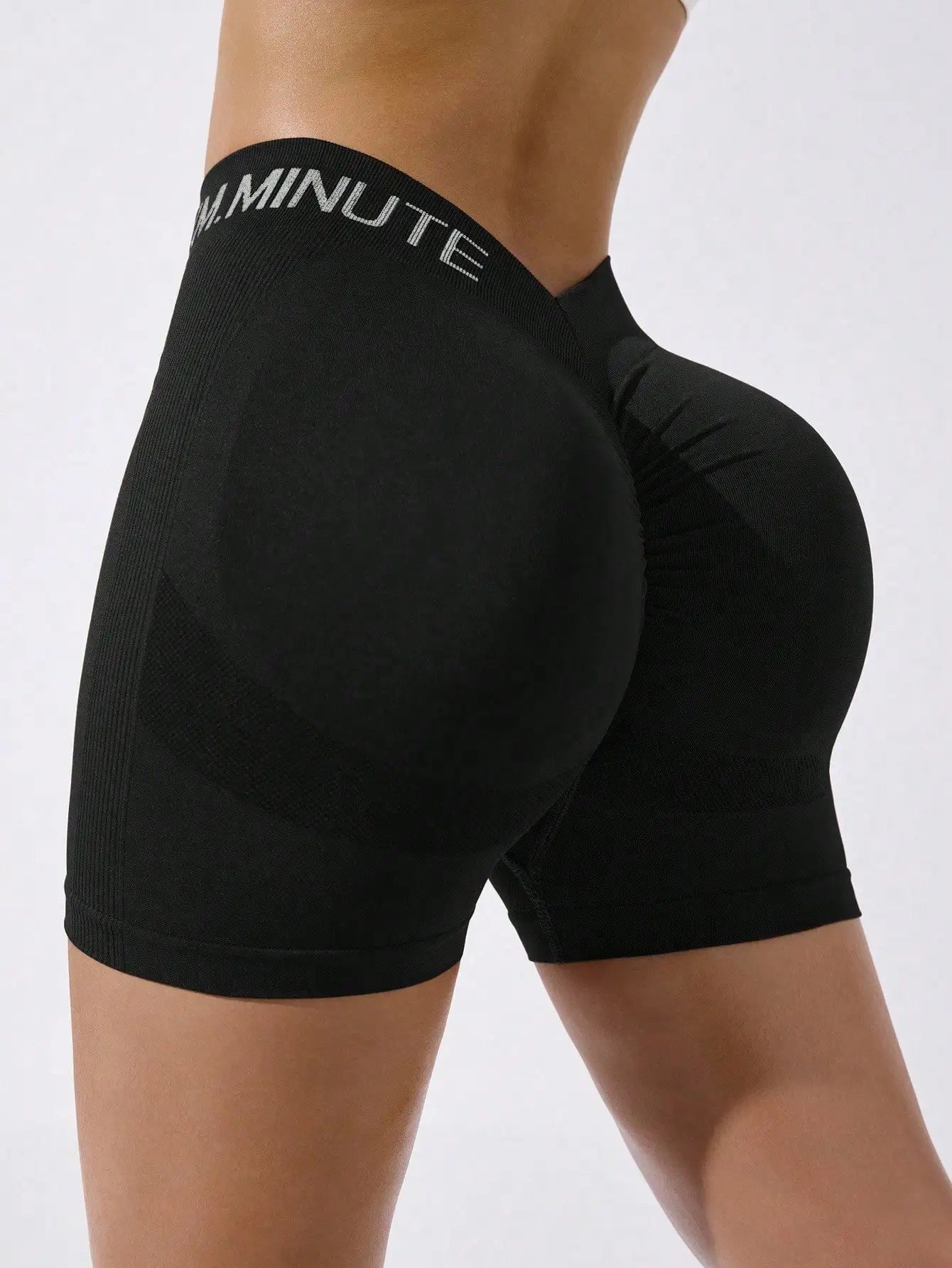 Aura Sculpt Cross-Waist Fitness Shorts