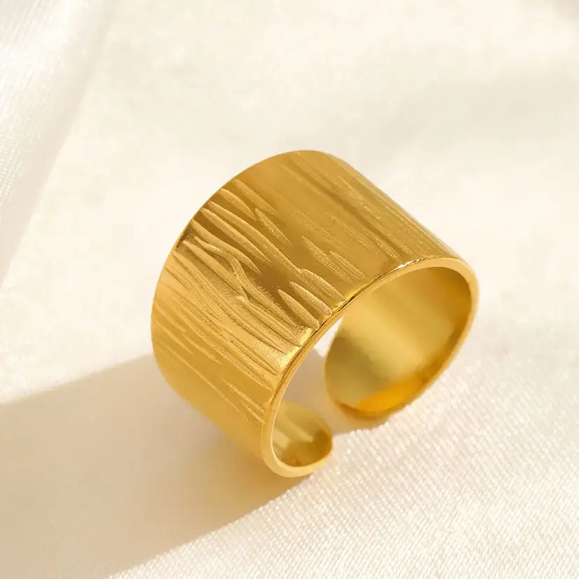 Adjustable Luxe Geometric 316L Gold Rings – The Ultimate All-Day Statement 48 Pieces