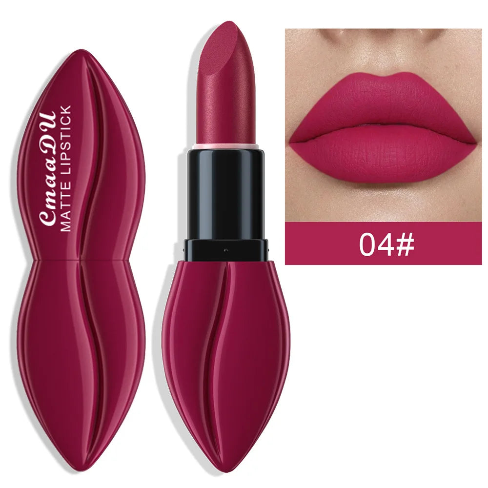 CmaaDu Signature Matte Collection – 10-Piece Long-Lasting Lipstick Set