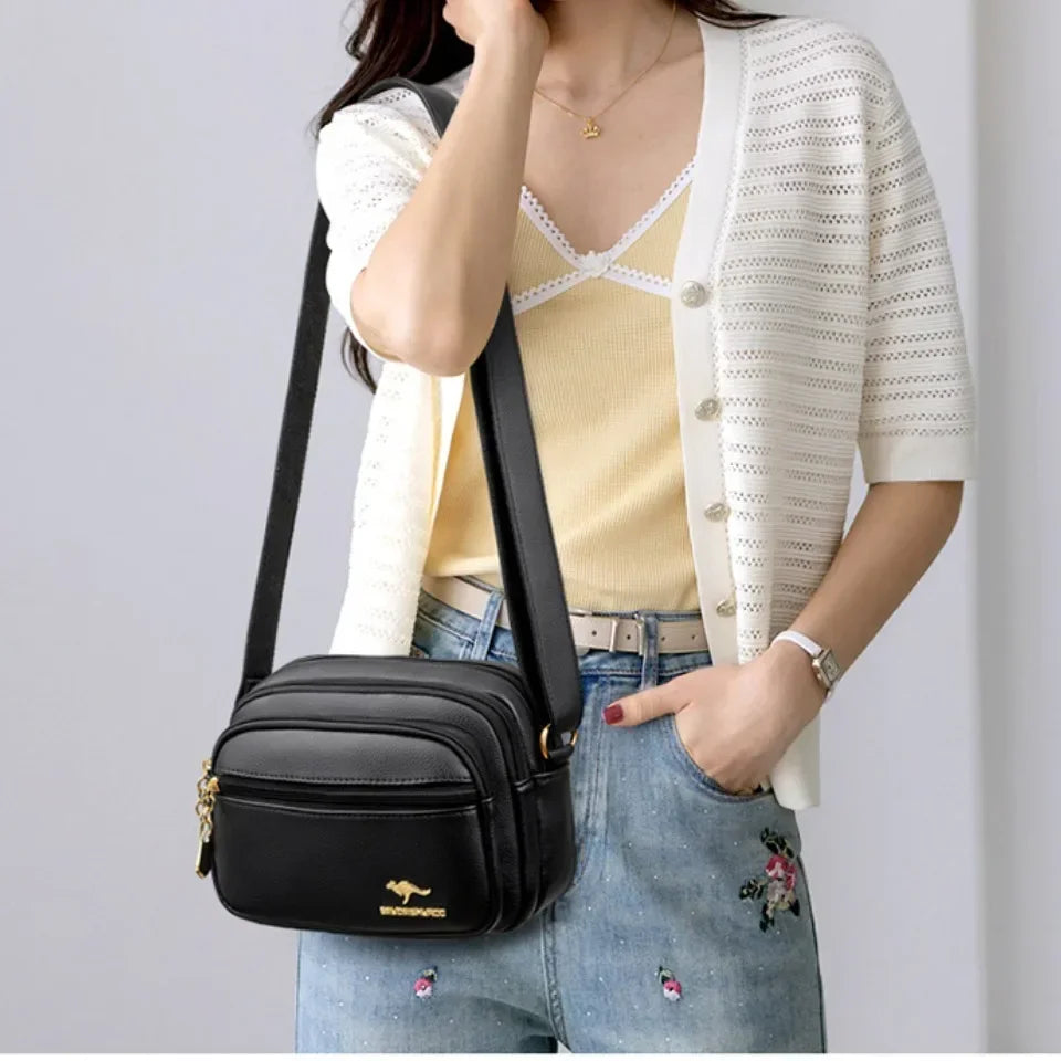 Effortless Elegance: The Ultimate Wear-Resistant Leather Messenger for the Modern Woman